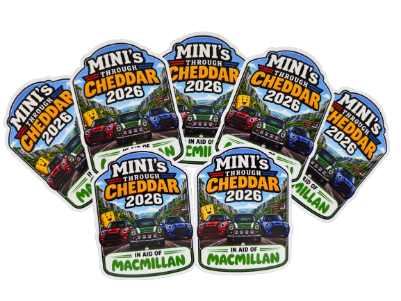 Wessex MINI Warriors MINI's Through Cheddar (MTC) Window Cling - Image 3