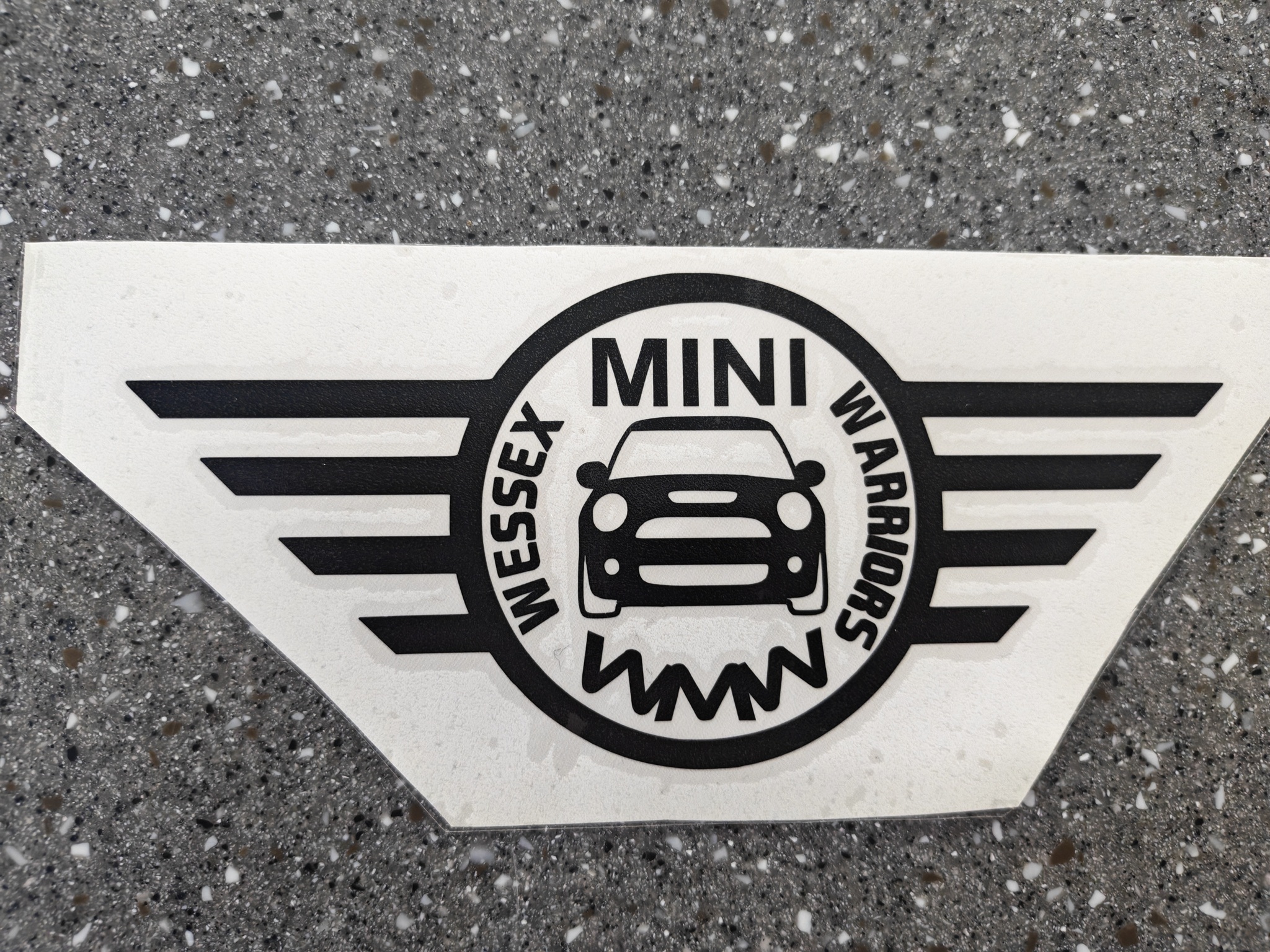 Wessex MINI Warriors Vinyl Club Decal - Image 2