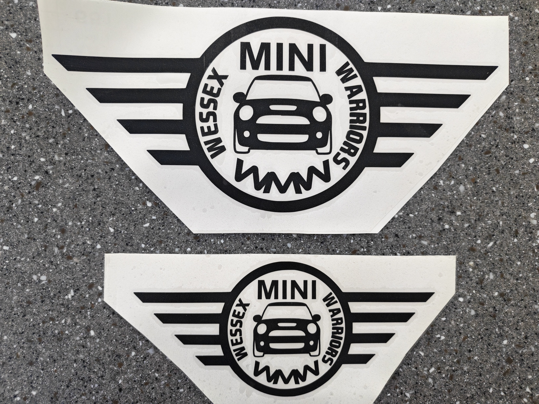 Wessex MINI Warriors Vinyl Club Decal - Image 4