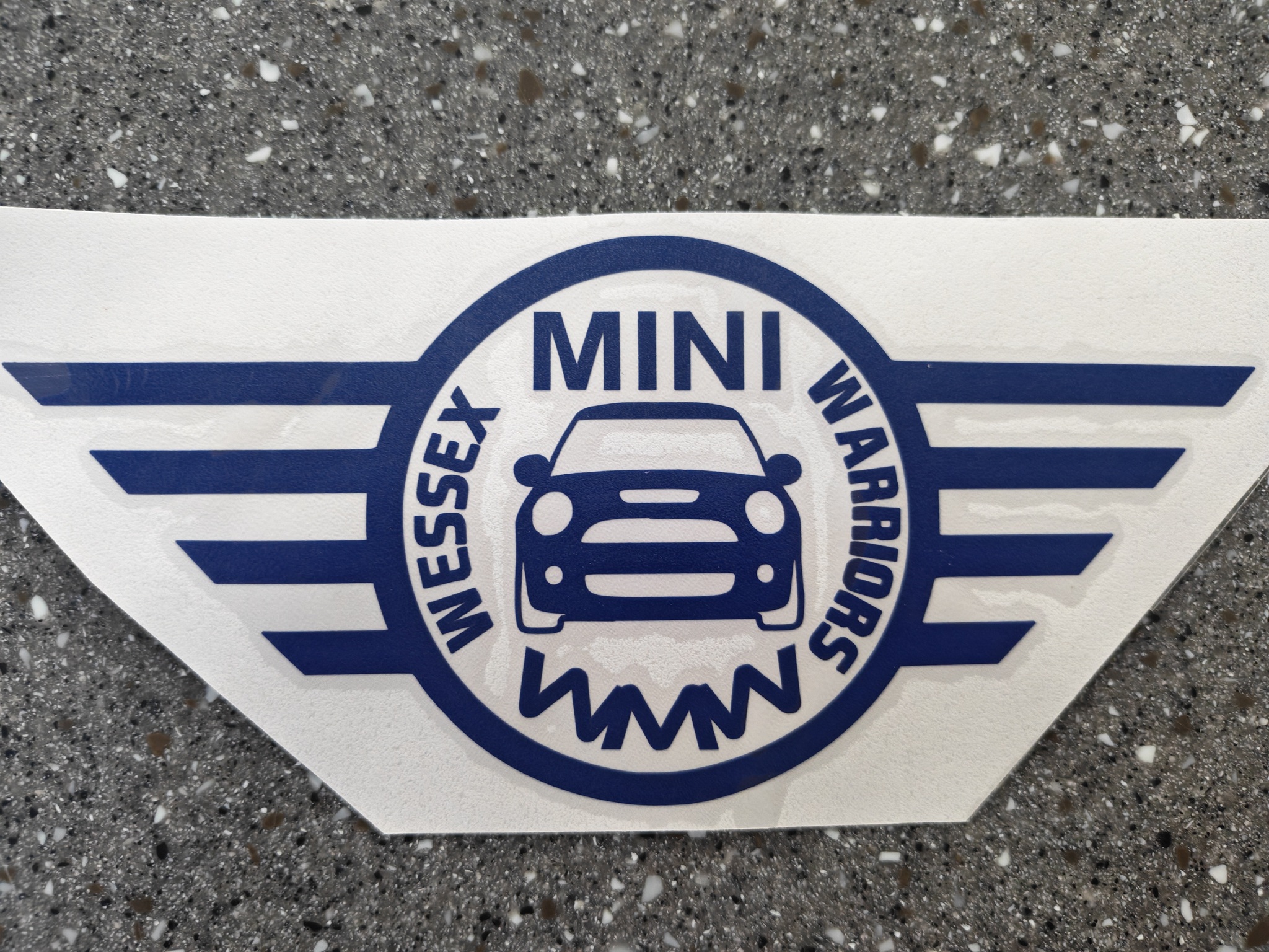 Wessex MINI Warriors Vinyl Club Decal - Image 5